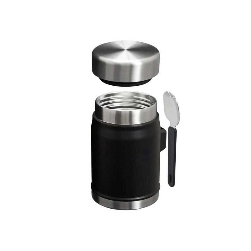 Stanley The Legendary Classic Food Jar + Spork 14oz Black 2.0 image number 2